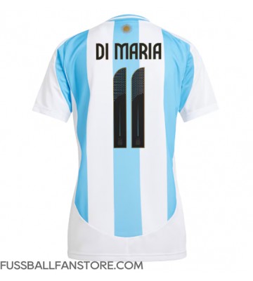 Argentinien Angel Di Maria #11 Replik Heimtrikot Damen Copa America 2024 Kurzarm
